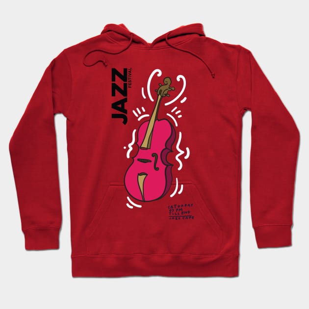 Jazz festival Hoodie by Music Lover